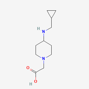 2-(4-((Cyclopropylmethyl)amino)piperidin-1-yl)acetic acid