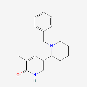 5-(1-Benzylpiperidin-2-yl)-3-methylpyridin-2(1H)-one