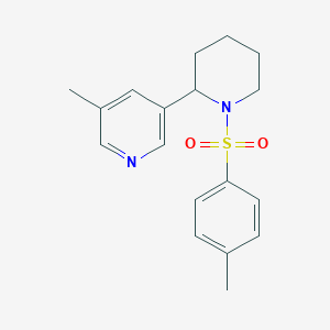 3-Methyl-5-(1-tosylpiperidin-2-yl)pyridine