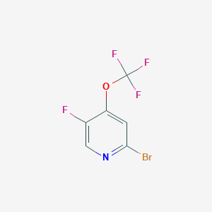 2-Bromo-5-fluoro-4-(trifluoromethoxy)pyridine