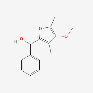 (4-Methoxy-3,5-dimethylfuran-2-yl)(phenyl)methanol