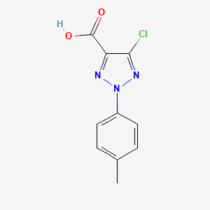 5-Chloro-2-(p-tolyl)-2H-1,2,3-triazole-4-carboxylic acid