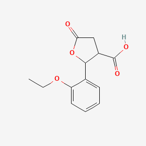 2-(2-Ethoxyphenyl)-5-oxotetrahydrofuran-3-carboxylic acid