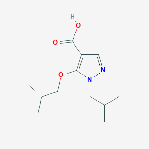 5-Isobutoxy-1-isobutyl-1H-pyrazole-4-carboxylic acid