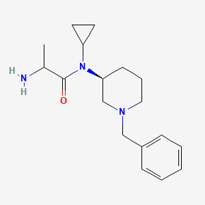 2-amino-N-[(3S)-1-benzylpiperidin-3-yl]-N-cyclopropylpropanamide