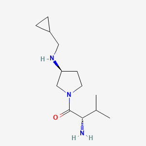 (S)-2-Amino-1-((S)-3-((cyclopropylmethyl)amino)pyrrolidin-1-yl)-3-methylbutan-1-one