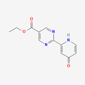 Ethyl 2-(4-hydroxypyridin-2-YL)pyrimidine-5-carboxylate