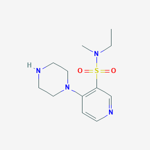 N-Ethyl-N-methyl-4-(piperazin-1-yl)pyridine-3-sulfonamide