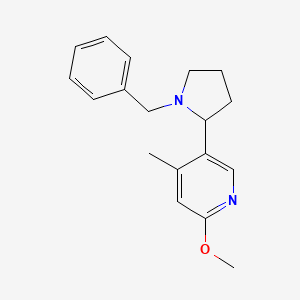 5-(1-Benzylpyrrolidin-2-yl)-2-methoxy-4-methylpyridine