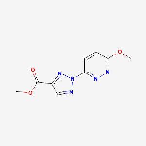 Methyl 2-(6-methoxypyridazin-3-yl)-2H-1,2,3-triazole-4-carboxylate