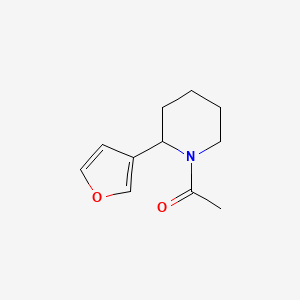 1-(2-(Furan-3-yl)piperidin-1-yl)ethanone