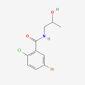 5-bromo-2-chloro-N-(2-hydroxypropyl)benzamide
