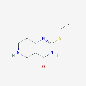 2-(Ethylthio)-5,6,7,8-tetrahydropyrido[4,3-d]pyrimidin-4-ol