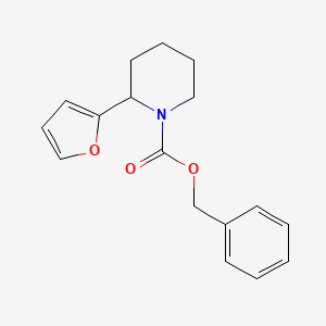 Benzyl 2-(furan-2-yl)piperidine-1-carboxylate