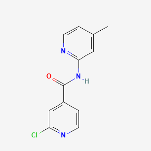 2-chloro-N-(4-methyl-2-pyridinyl)isonicotinamide