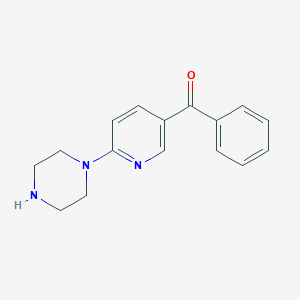 Phenyl(6-(piperazin-1-yl)pyridin-3-yl)methanone