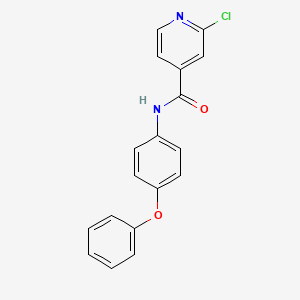 molecular formula C18H13ClN2O2 B1179970 2-chloro-N-(4-phenoxyphenyl)isonicotinamide 