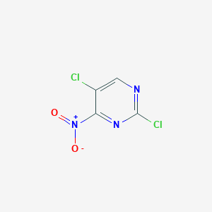 molecular formula C4HCl2N3O2 B11799709 2,5-Dichloro-4-nitropyrimidine 