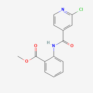 molecular formula C14H11ClN2O3 B1179976 Methyl 2-[(2-chloroisonicotinoyl)amino]benzoate 