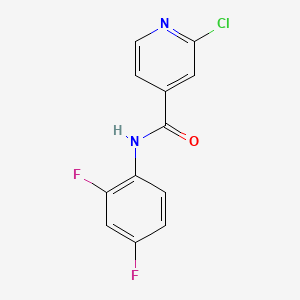 molecular formula C12H7ClF2N2O B1179980 2-chloro-N-(2,4-difluorophenyl)isonicotinamide 