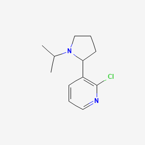 2-Chloro-3-(1-isopropylpyrrolidin-2-yl)pyridine