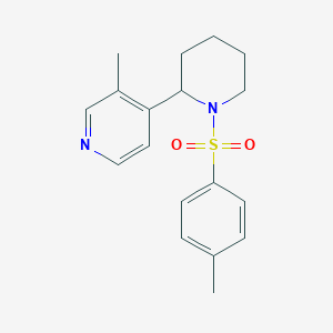 3-Methyl-4-(1-tosylpiperidin-2-yl)pyridine