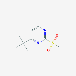 4-(tert-Butyl)-2-(methylsulfonyl)pyrimidine