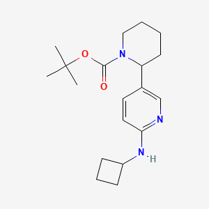 tert-Butyl 2-(6-(cyclobutylamino)pyridin-3-yl)piperidine-1-carboxylate