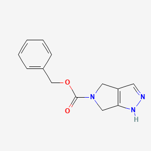 Benzyl 4,6-dihydropyrrolo[3,4-c]pyrazole-5(1H)-carboxylate