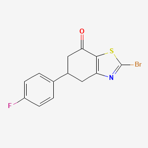 2-Bromo-5-(4-fluorophenyl)-5,6-dihydrobenzo[d]thiazol-7(4H)-one