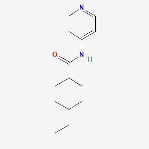 molecular formula C14H20N2O B1179999 4-ethyl-N-(4-pyridinyl)cyclohexanecarboxamide 