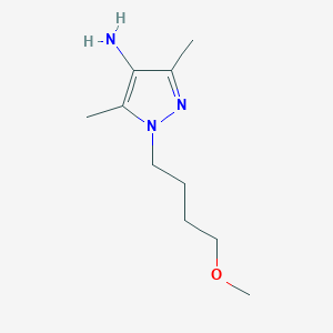 1-(4-Methoxybutyl)-3,5-dimethyl-1H-pyrazol-4-amine