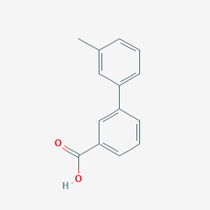 molecular formula C14H12O2 B118000 3'-甲基联苯-3-甲酸 CAS No. 158619-46-6