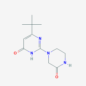 4-(4-(tert-Butyl)-6-hydroxypyrimidin-2-yl)piperazin-2-one