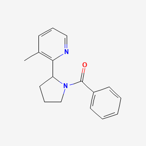 (2-(3-Methylpyridin-2-yl)pyrrolidin-1-yl)(phenyl)methanone