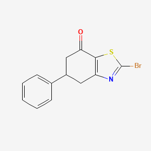 2-Bromo-5-phenyl-5,6-dihydrobenzo[d]thiazol-7(4H)-one