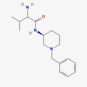 2-amino-N-[(3S)-1-benzylpiperidin-3-yl]-3-methylbutanamide