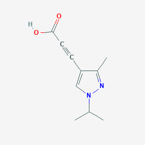 3-(1-Isopropyl-3-methyl-1H-pyrazol-4-yl)propiolic acid