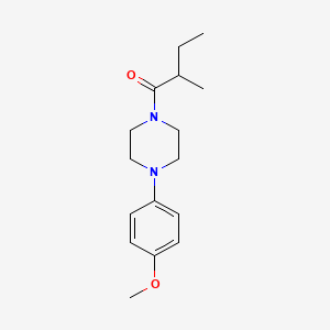 molecular formula C16H24N2O2 B1180019 1-(4-Methoxyphenyl)-4-(2-methylbutanoyl)piperazine 