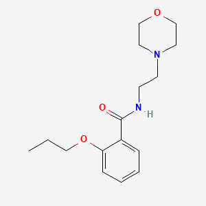N-[2-(4-morpholinyl)ethyl]-2-propoxybenzamide