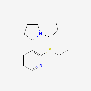 2-(Isopropylthio)-3-(1-propylpyrrolidin-2-yl)pyridine