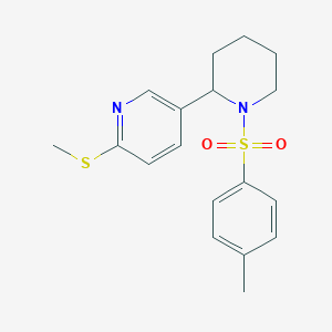 2-(Methylthio)-5-(1-tosylpiperidin-2-yl)pyridine