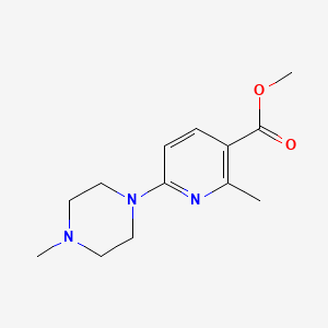 Methyl 2-methyl-6-(4-methylpiperazin-1-yl)nicotinate