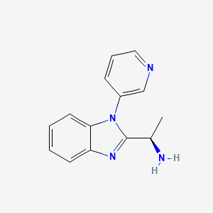 (R)-1-(1-(Pyridin-3-YL)-1H-benzo[D]imidazol-2-YL)ethanamine