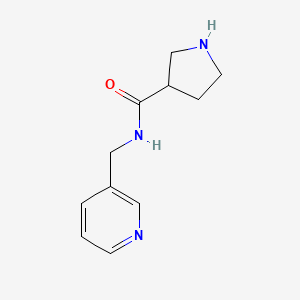 N-(pyridin-3-ylmethyl)pyrrolidine-3-carboxamide