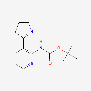 tert-Butyl (3-(3,4-dihydro-2H-pyrrol-5-yl)pyridin-2-yl)carbamate