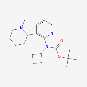 tert-Butyl cyclobutyl(3-(1-methylpiperidin-2-yl)pyridin-2-yl)carbamate