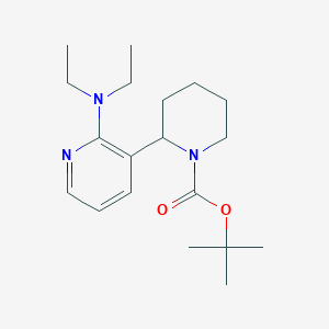 tert-Butyl 2-(2-(diethylamino)pyridin-3-yl)piperidine-1-carboxylate