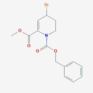 1-Benzyl 2-methyl 4-bromo-5,6-dihydropyridine-1,2(4H)-dicarboxylate