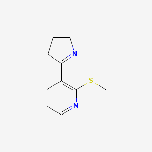 3-(3,4-Dihydro-2H-pyrrol-5-yl)-2-(methylthio)pyridine